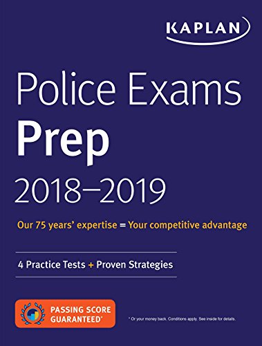 Book Cover Police Exams Prep 2018-2019: 4 Practice Tests + Proven Strategies (Kaplan Test Prep)