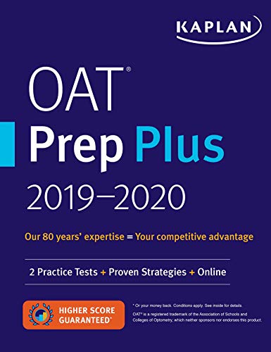 Book Cover OAT Prep Plus 2019-2020