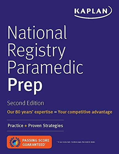 Book Cover National Registry Paramedic Prep: Practice + Proven Strategies (Kaplan Test Prep)