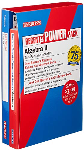 Book Cover Regents Algebra II Power Pack: Let's Review Algebra II + Barron's Regents Exams and Answers: Algebra II (Barron's Regents NY)