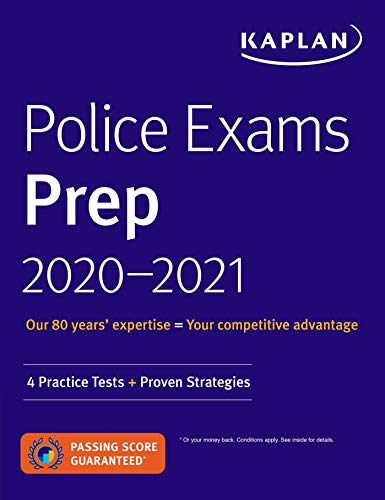 Book Cover Police Exams Prep 2020-2021: 4 Practice Tests + Proven Strategies (Kaplan Test Prep)