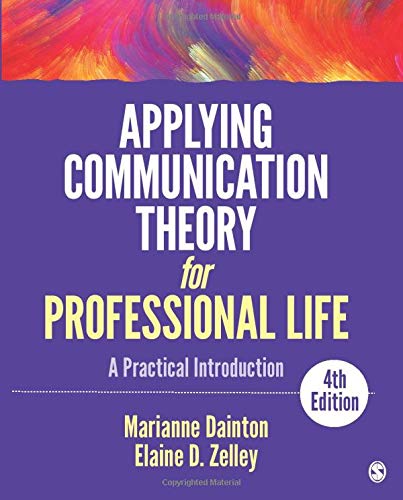 Book Cover Applying Communication Theory for Professional Life: A Practical Introduction