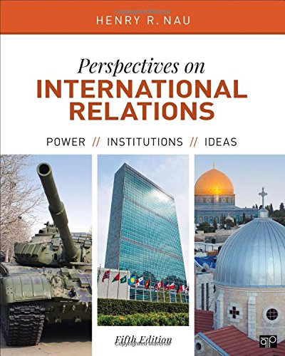 Book Cover Perspectives on International Relations; Power, Institutions, and Ideas; Fifth Edition