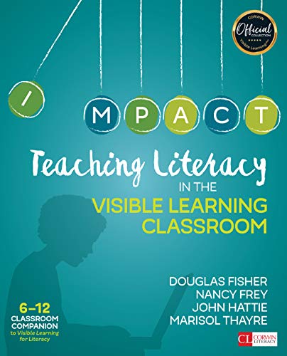 Book Cover Teaching Literacy in the Visible Learning Classroom, Grades 6-12 (Corwin Literacy)