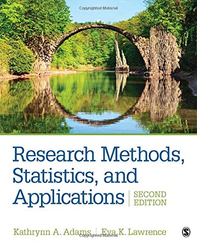 Book Cover Research Methods, Statistics, and Applications (NULL)