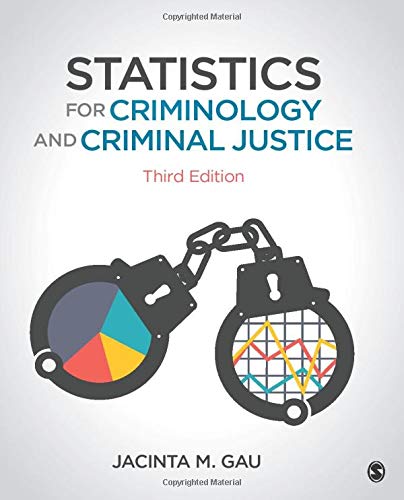 Book Cover Statistics for Criminology and Criminal Justice
