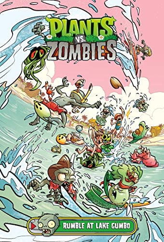 Book Cover Plants vs. Zombies Volume 10: Rumble at Lake Gumbo