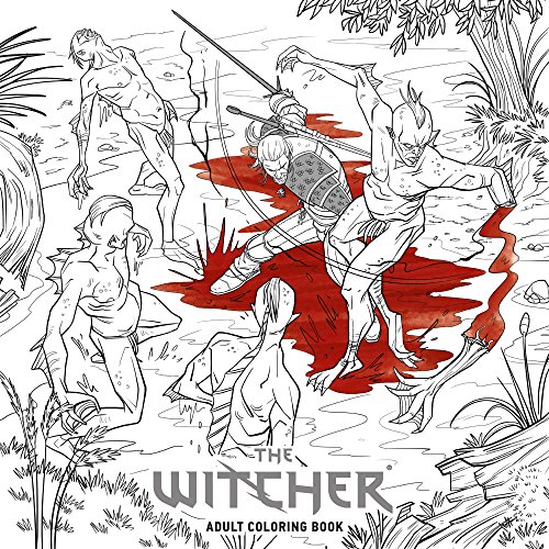 Book Cover The Witcher Adult Coloring Book