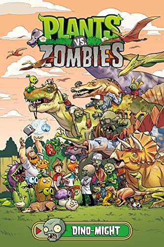 Book Cover Plants Vs. Zombies Volume 12: Dino-might