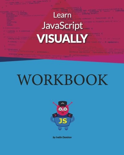 Book Cover Learn JavaScript Visually - WORKBOOK