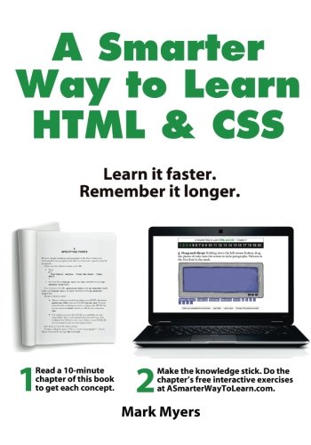Book Cover A Smarter Way to Learn HTML & CSS: Learn it faster. Remember it longer. (Volume 2)