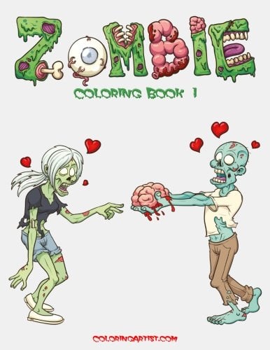 Book Cover Zombie Coloring Book 1 (Volume 1)