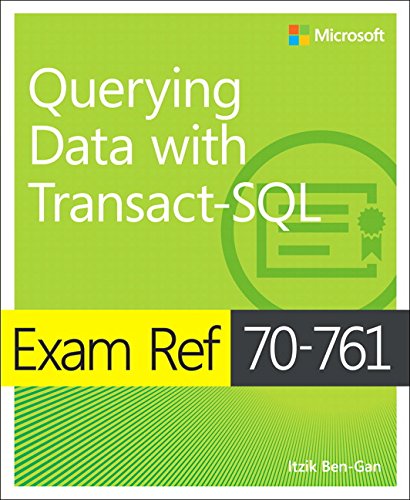Book Cover Exam Ref 70-761 Querying Data with Transact-SQL