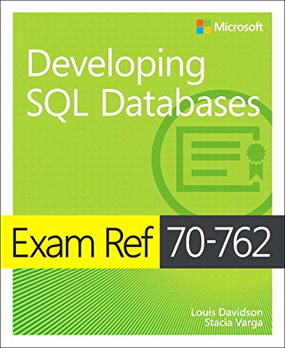 Book Cover Exam Ref 70-762 Developing SQL Databases