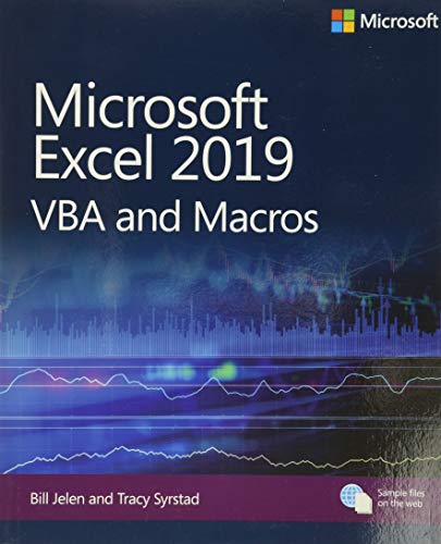 Book Cover Microsoft Excel 2019 VBA and Macros (Business Skills)