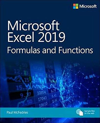 Book Cover Microsoft Excel 2019 Formulas and Functions (Business Skills)