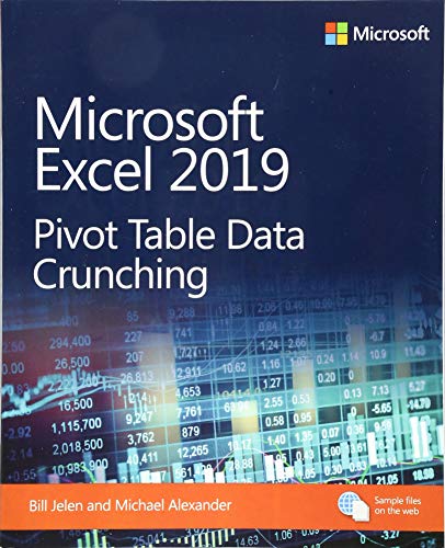 Book Cover Microsoft Excel 2019 Pivot Table Data Crunching (Business Skills)