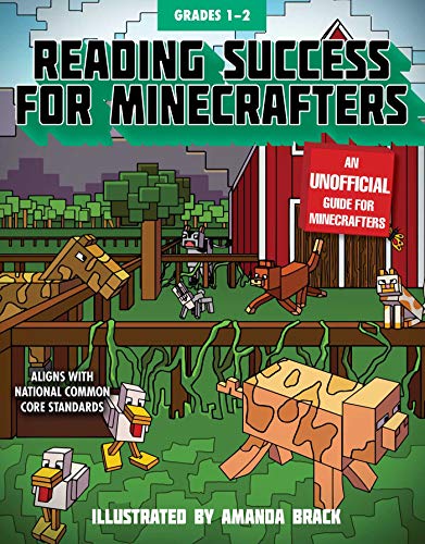 Book Cover Reading Success for Minecrafters: Grades 1-2 (Reading for Minecrafters)