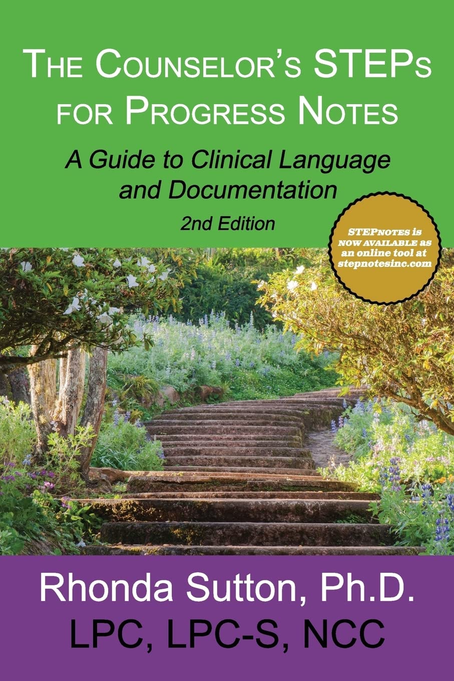 Book Cover The Counselor's STEPs for Progress Notes: A Guide to Clinical Language and Documentation