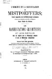 L'origine et la signification des Mistpoeffers, leurs rapports avec la mÃ©tÃ©orologie endogÃ¨ne (French Edition)