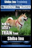 Shiba Inu Training | Dog Training with the No BRAINER Dog TRAINER ~ We Make it That Easy!: How to EASILY TRAIN Your Shiba Inu
