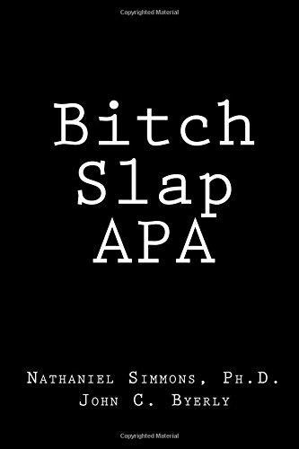 Book Cover Bitch Slap APA