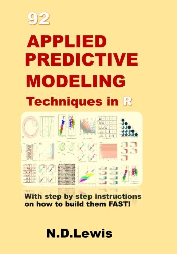 Book Cover 92 Applied Predictive Modeling Techniques in R: With step by step instructions on how to build them FAST!