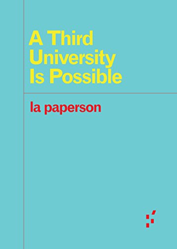 Book Cover A Third University Is Possible (Forerunners: Ideas First)