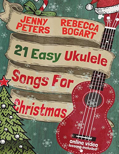 Book Cover 21 Easy Ukulele Songs For Christmas: Ukulele Songbook