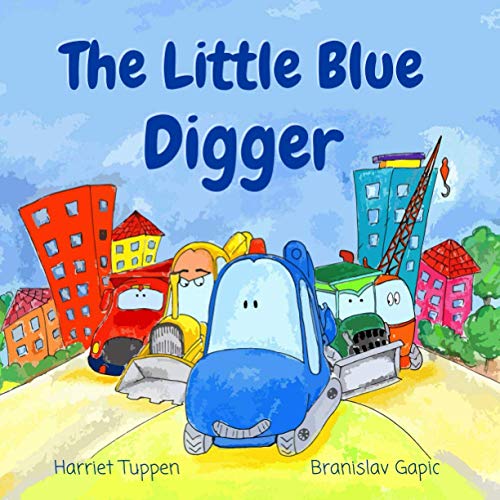 Book Cover The Little Blue Digger (Truck Tales with a Heart)
