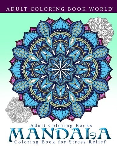 Book Cover Adult Coloring Books: Mandala Coloring Book for Stress Relief