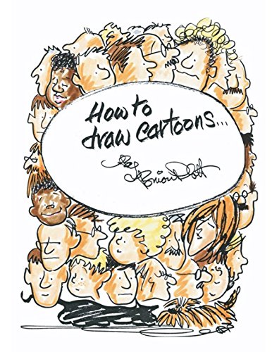 Book Cover How to Draw Cartoons: This book will help the complete novice turn out professional looking cartoons in minutes