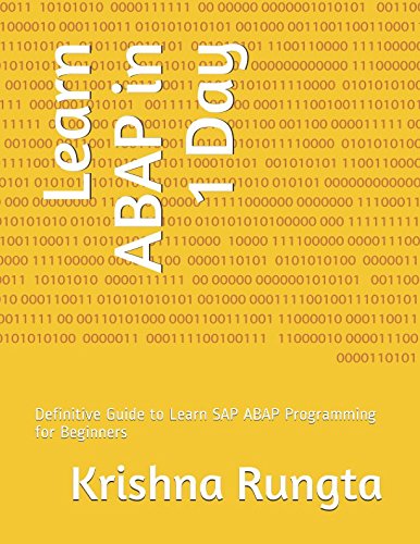 Book Cover Learn  ABAP in 1 Day: Definitive Guide to Learn SAP ABAP Programming for Beginners