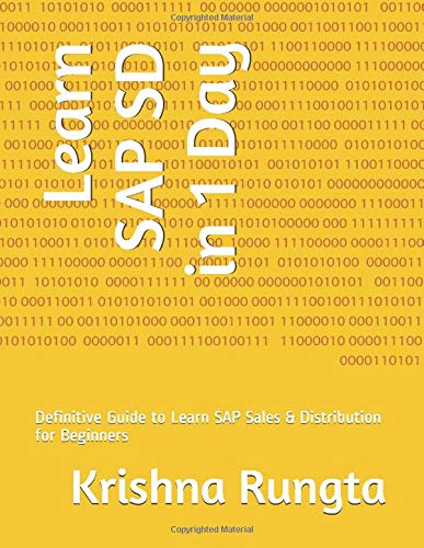 Book Cover Learn SAP SD in 1 Day: Definitive Guide to Learn SAP Sales & Distribution for Beginners