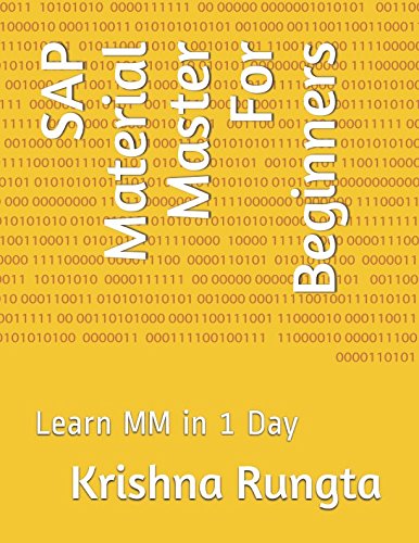 Book Cover SAP Material Master For Beginners: Learn MM in 1 Day