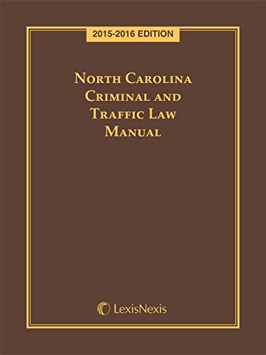 Book Cover North Carolina Criminal and Traffic Law Manual, 2015-2016 Edition