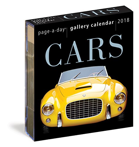 Book Cover Cars Page-A-Day Gallery Calendar 2018