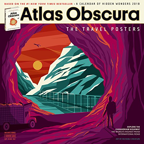 Book Cover Atlas Obscura Wall Calendar 2018