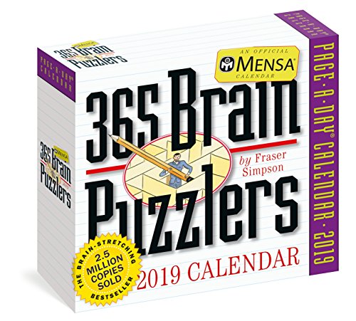 Book Cover Mensa 365 Brain Puzzlers Page-A-Day Calendar 2019