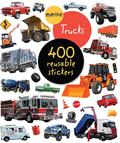 Book Cover Eyelike Stickers: Trucks