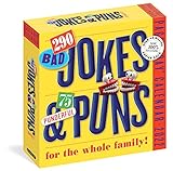 290 Bad Jokes & 75 Punderful Puns Page-A-Day Calendar 2022: Hilarious Puns, Knock-knock Jokes, Silly Stories, and Riddles that Last a Year.