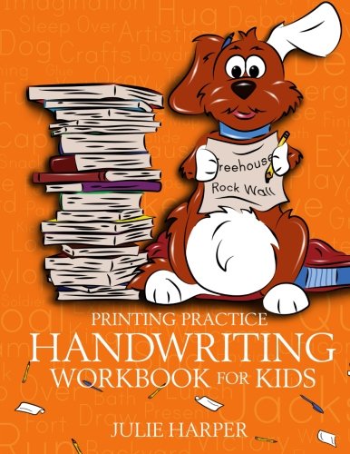Book Cover Printing Practice Handwriting Workbook for Kids