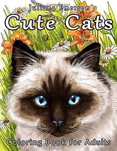 Book Cover Cute Cats Coloring Book for Adults