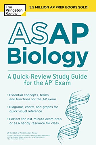 Book Cover ASAP Biology: A Quick-Review Study Guide for the AP Exam (College Test Preparation)
