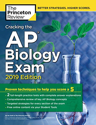 Book Cover Cracking the AP Biology Exam, 2019 Edition: Practice Tests + Proven Techniques to Help You Score a 5 (College Test Preparation)
