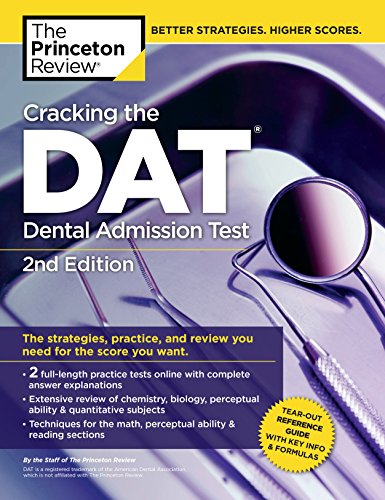 Book Cover Cracking the DAT (Dental Admission Test), 2nd Edition (Graduate School Test Preparation)