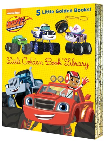 Book Cover Blaze and the Monster Machines Little Golden Book Library (Blaze and the Monster Machines): Five of Nickeoldeon's Blaze and the Monster Machines Little Golden Books