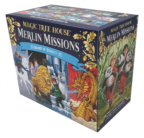 Book Cover Magic Tree House Merlin Missions #1-25 Boxed Set (Magic Tree House (R) Merlin Mission)