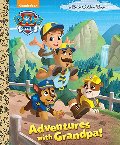 Book Cover Adventures with Grandpa! (PAW Patrol) (Little Golden Book)
