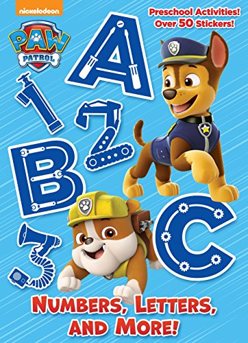 Book Cover Numbers, Letters, and More! (PAW Patrol)